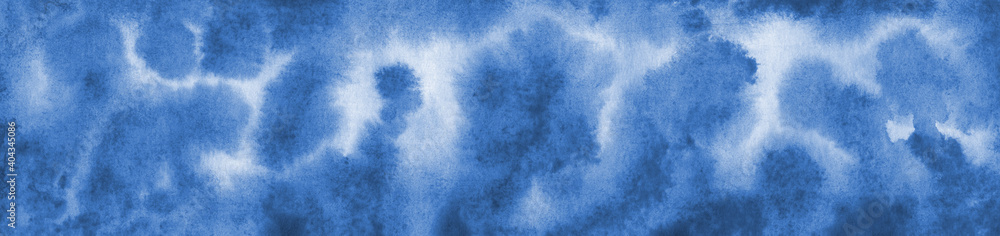 blue simple universal abstract background with paint spots and paper texture
