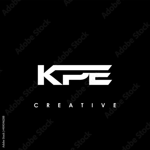 KPE Letter Initial Logo Design Template Vector Illustration
