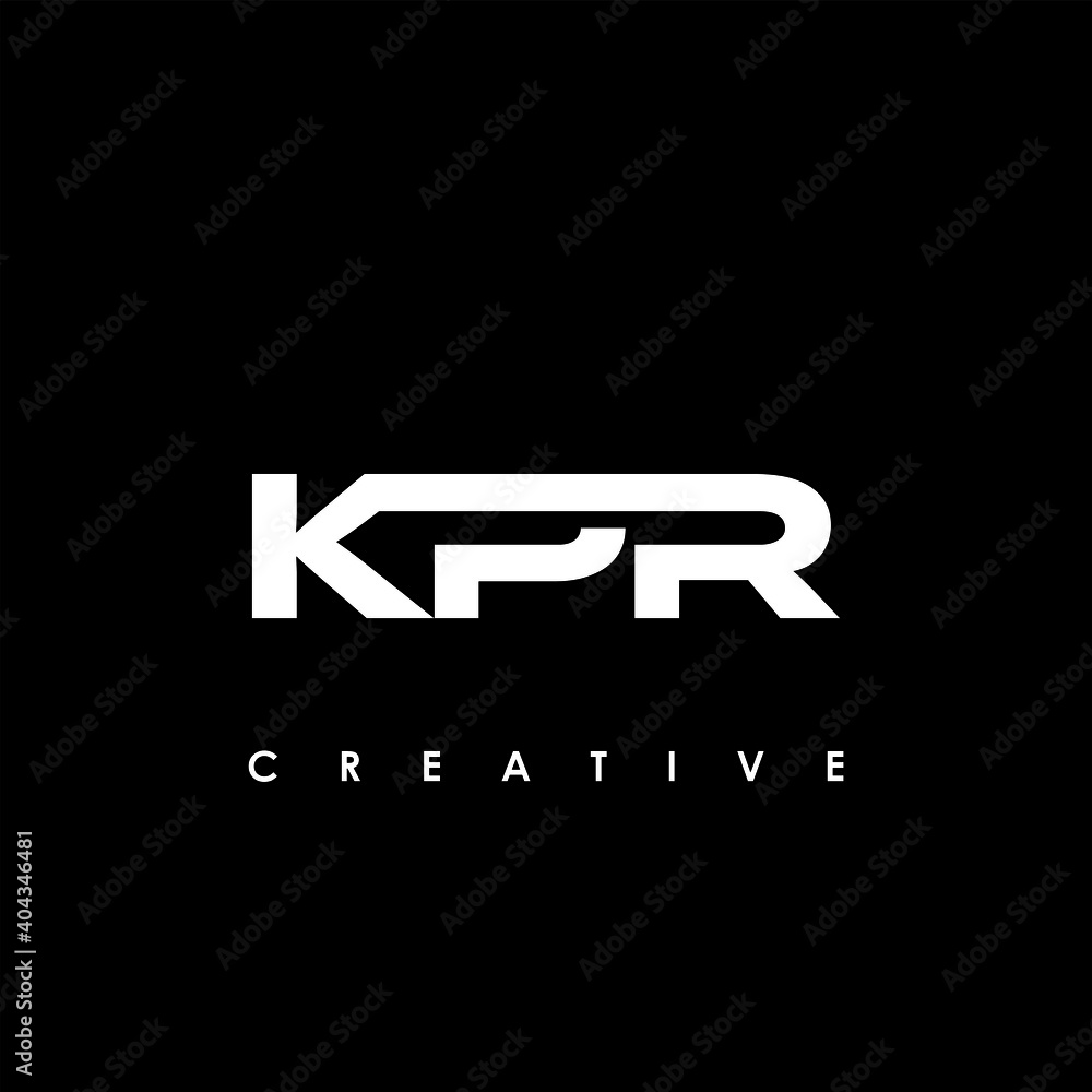 KPR Letter Initial Logo Design Template Vector Illustration KPR Letter Initial Logo Design Template Vector Illustration