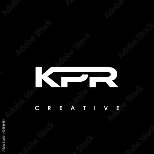 KPR Letter Initial Logo Design Template Vector Illustration