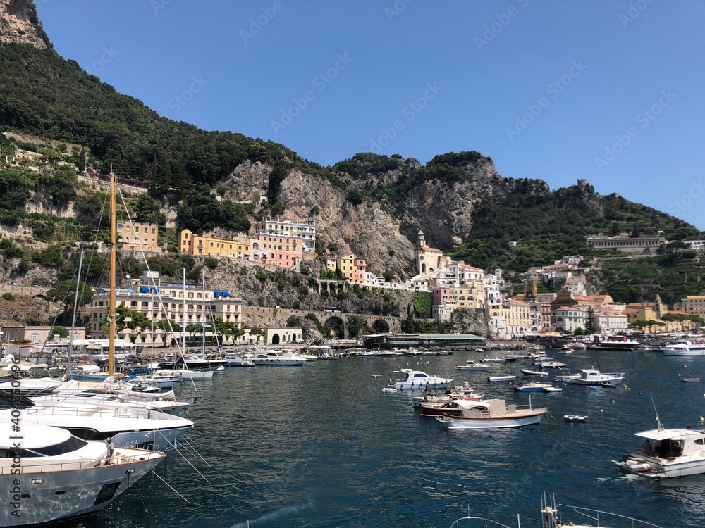 Amalfi marina, Amalfi coast in Campania, Italy