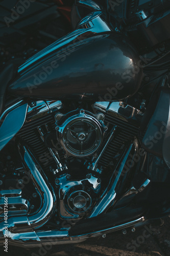 The engine and heart of a modern bike