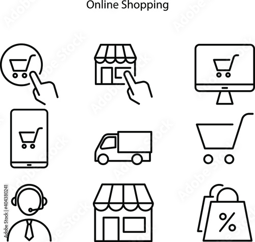 Online Shopping icon. Online Shopping icon vector, Online Shopping Eps10, Trolley Logo, Shopping Logo, web icons, trolley icon, Shopping icon, cart icon, shop icon, 