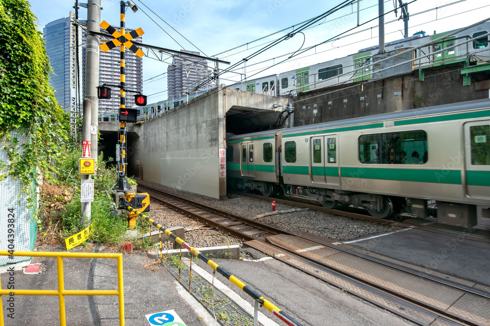 Fototapeta premium 東京の長者丸踏切