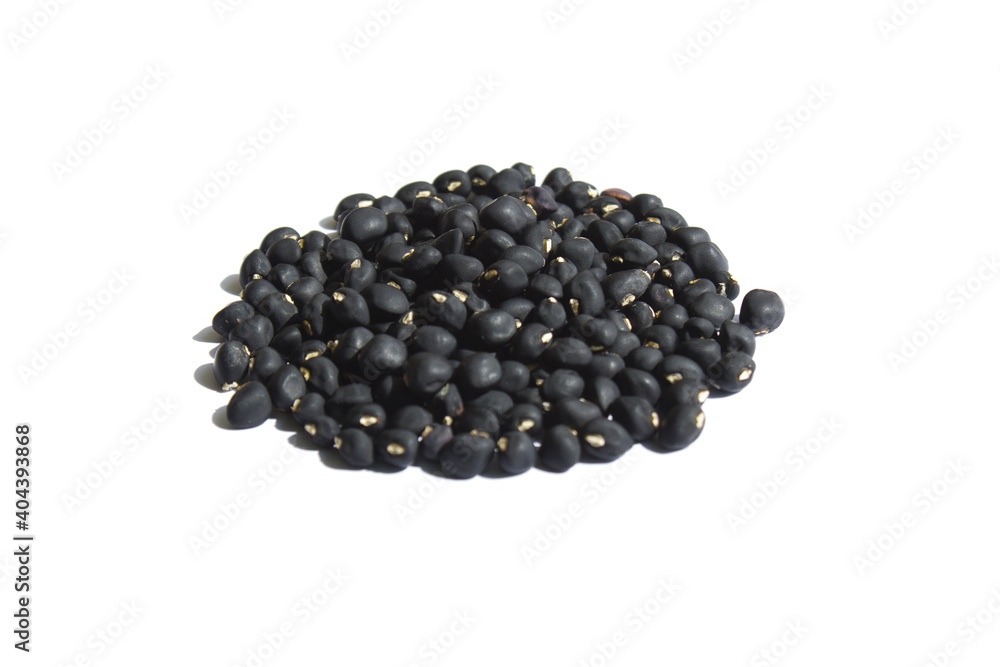 black bean isolated on white background . bean. soy black bean isolated on white background . bean. soy