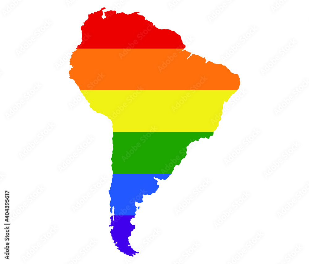 south america LGBT flag. gay, lesbian, bisexual and transgender icon vector south america LGBT flag. gay, lesbian, bisexual and transgender icon vector