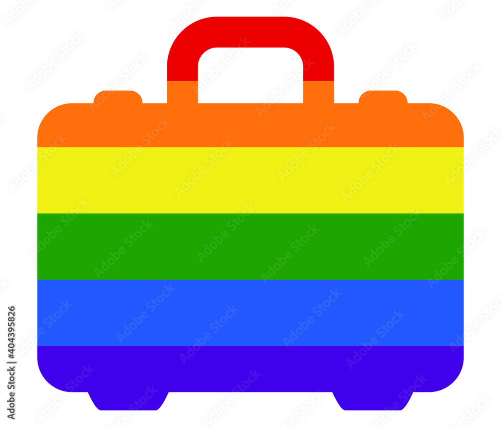 travel LGBT flag. gay, lesbian, bisexual and transgender icon vector travel LGBT flag. gay, lesbian, bisexual and transgender icon vector