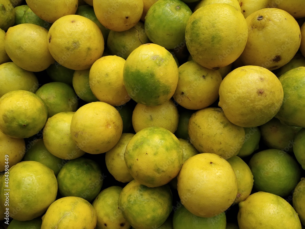 Fresh and ripe Indian lemon