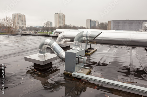 air ducts on the roof