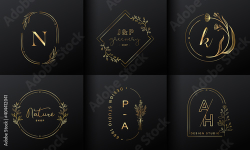 Luxury logo design collection for branding, coporate identity 