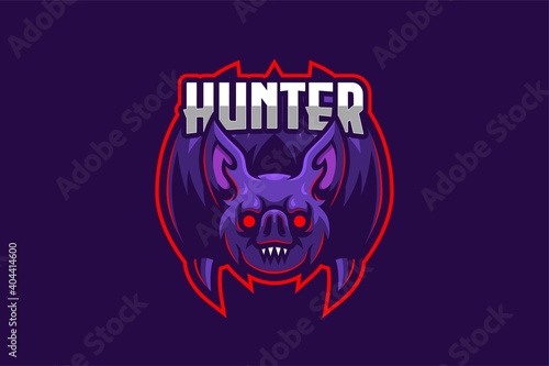 Bat E-sport Logo Template