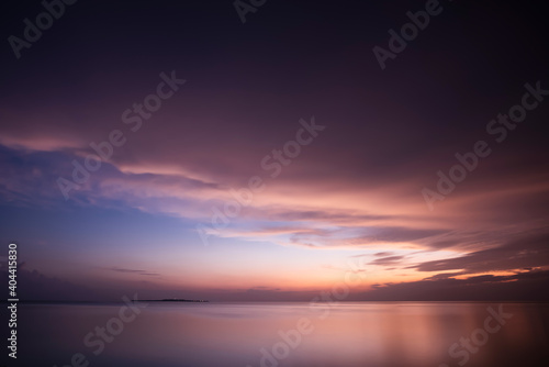 Beautiful Sunrise at Uehara port, Iriomote island, Okinawa, Japan © Renata Barbarino