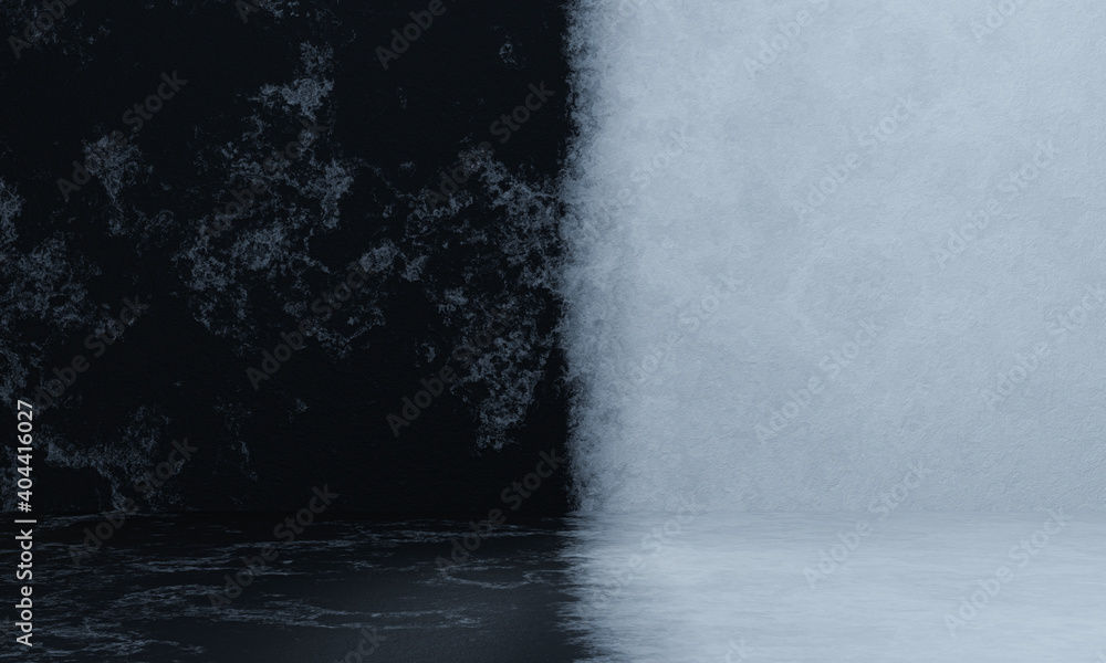 3D rendered black and white cement wall background 3D rendered black and white cement wall background