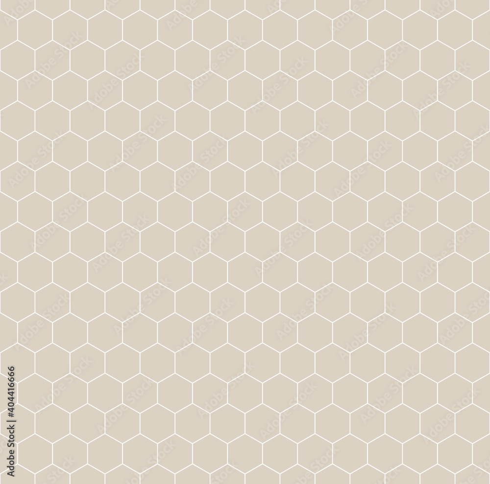A set of seamless hexagon patterns. Simple vector illustration.