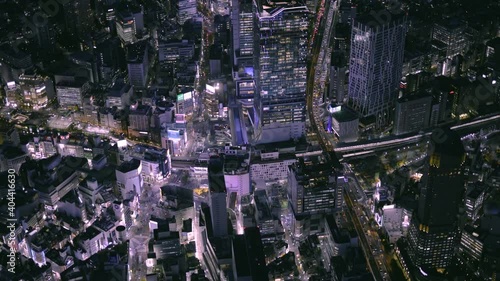 東京渋谷空撮