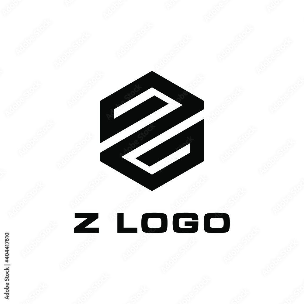 letter z monogram logo design creative idea - obrazy, fototapety, plakaty 