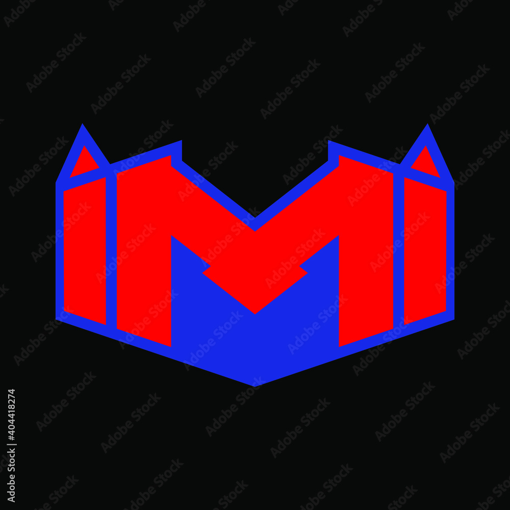 Creative, simple and elegant initial letter IMI logo template in flat design monogram illustration - obrazy, fototapety, plakaty 