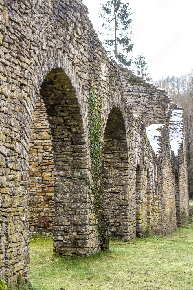 Belgique Wallonie Gaume ruines forges Montauban patrimoine tourisme