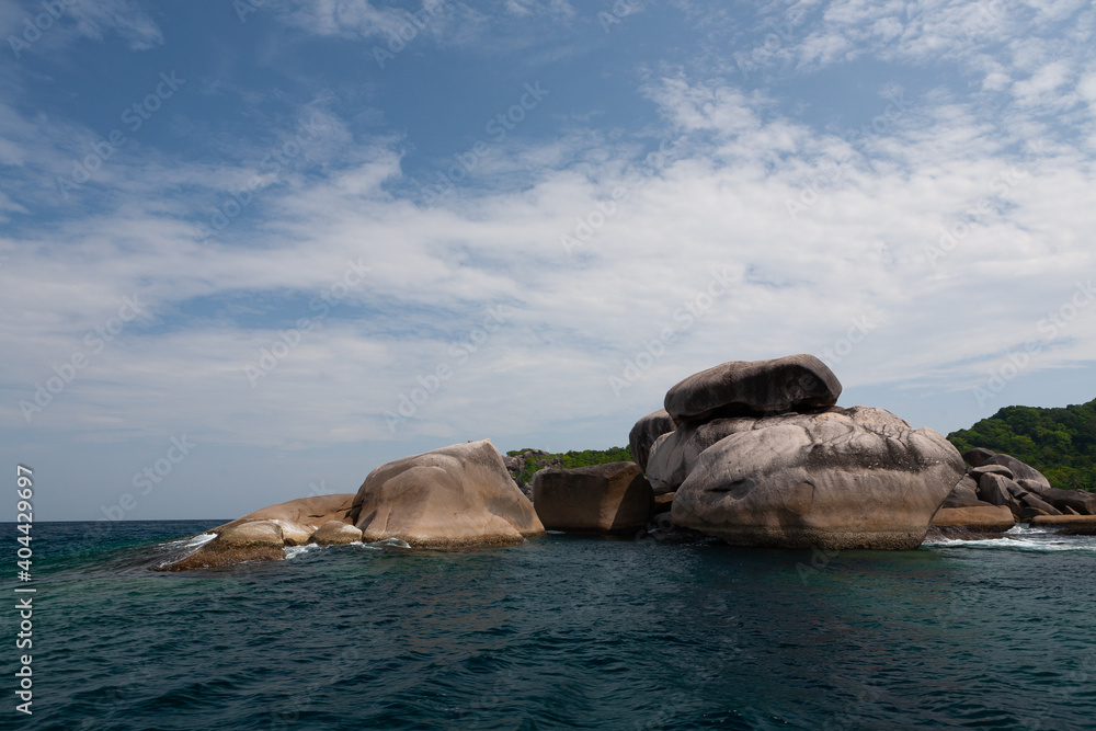 Rocks on the beach, Similan National Park, Thailand