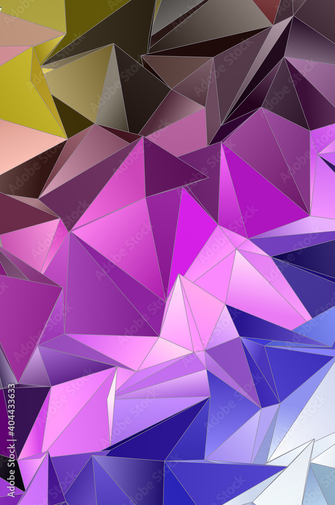 Fototapeta premium Abstract Low-Poly background. triangulated texture. Design 3d. Polygonal geometrical pattern. Triangular modern style