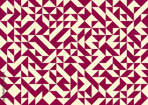 Abstract Geometric Pattern generative computational art illustration