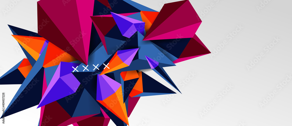 3d low poly abstract shape background vector illustration 3d low poly abstract shape background vector illustration