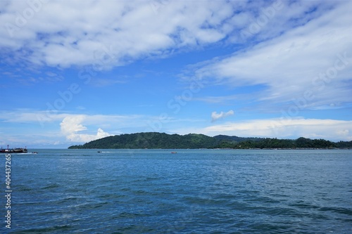 Mamutik Island from Sapi Island in Kota Kinabalu  Sabah  Malaysia