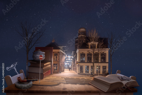 christmas night in the city