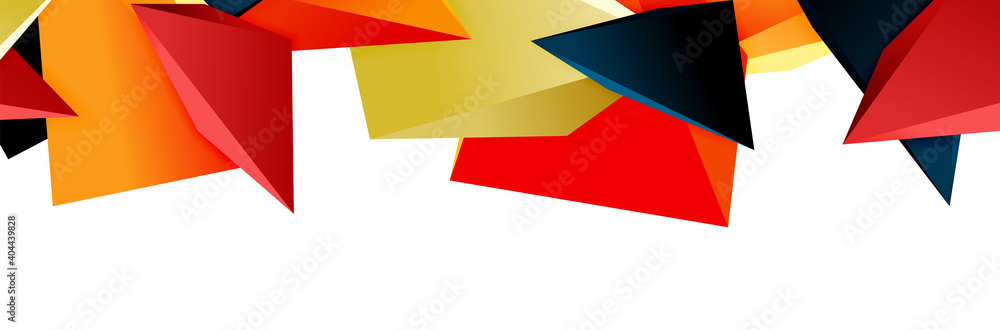 Triangle mosaic abstract background, 3d triangular low poly shapes. Geometric vector illustration for covers, banners, flyers and posters and other Triangle mosaic abstract background, 3d triangular low poly shapes. Geometric vector illustration for covers, banners, flyers and posters and other