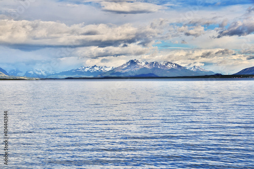 The bay of Pacific ocean in Puerto Natales, Chile © Sergey