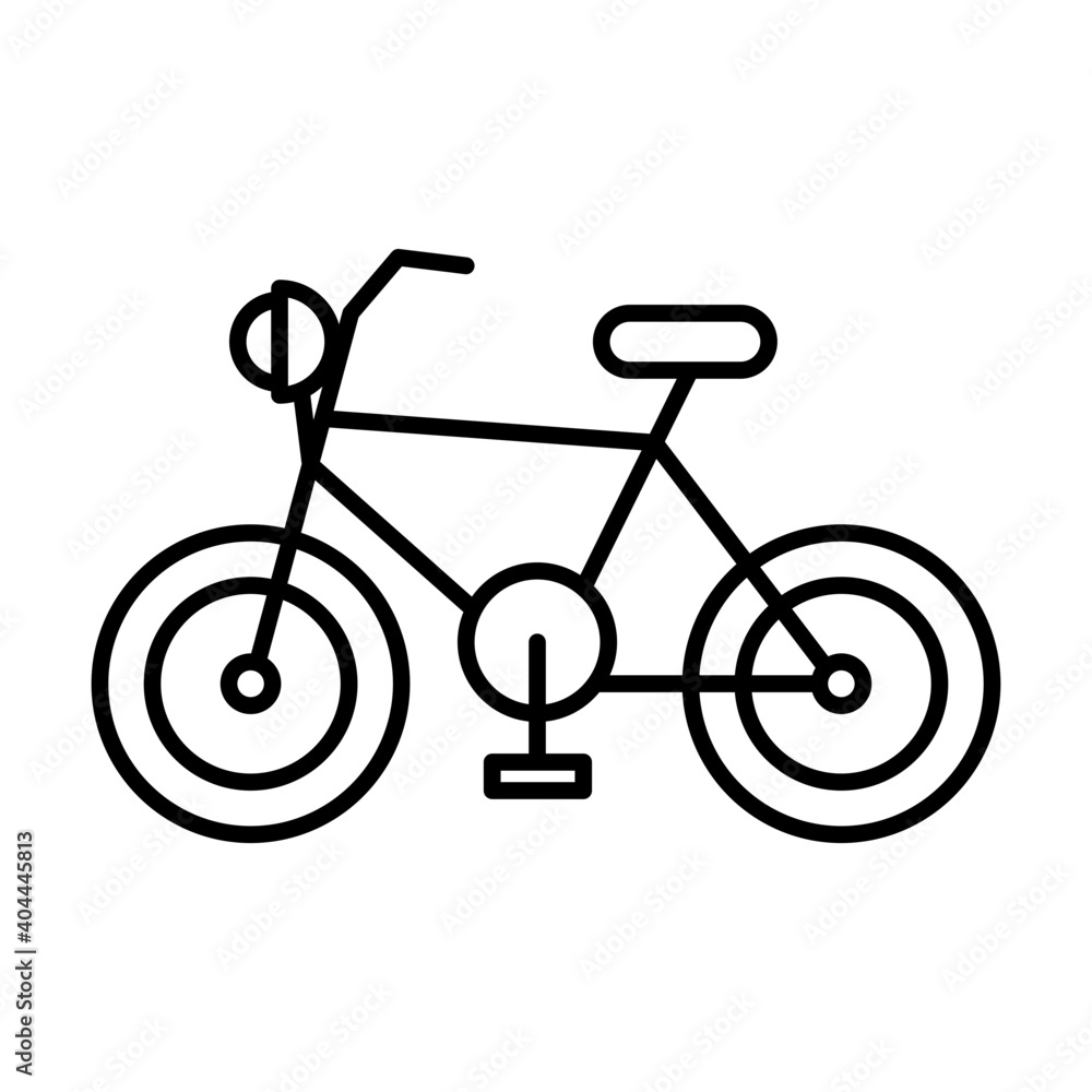 Bicycle icon vector Bicycle icon vector