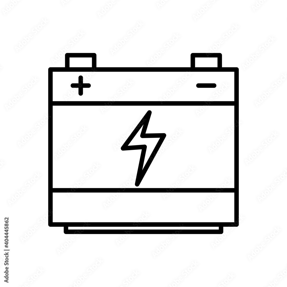 Battery icon vector Battery icon vector
