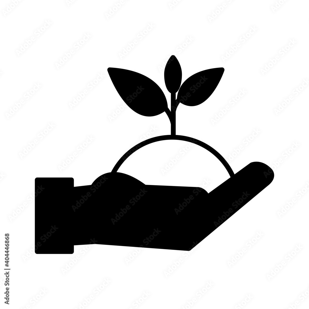 Planting icon vector Planting icon vector