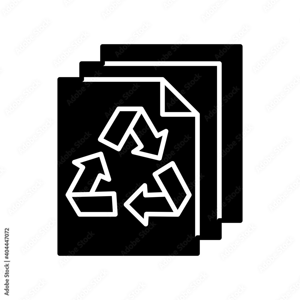 Recycled papers icon Recycled papers icon