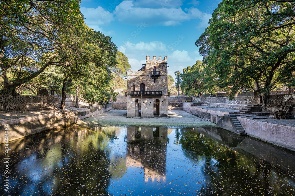 Baths of Fasiladas in Gondar, Noth Ethiopia, Africa