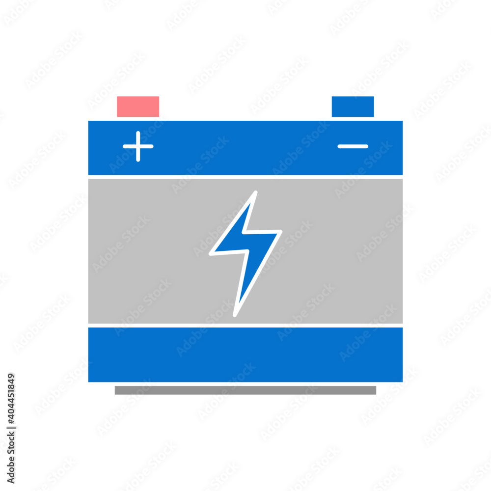 Battery icon vector Battery icon vector