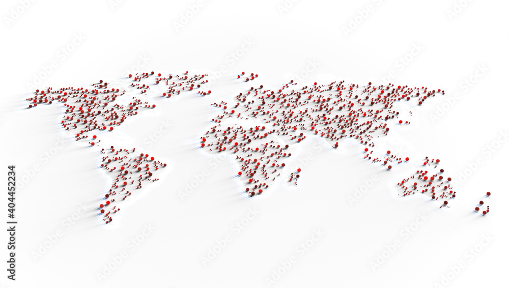 Фотография World Map Pandemic Outbreak