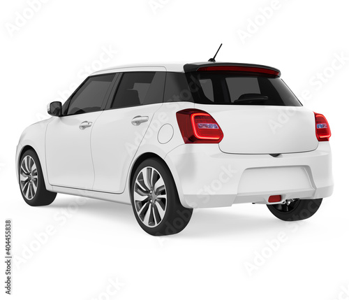 Obraz na płótnie Car Hatchback Isolated