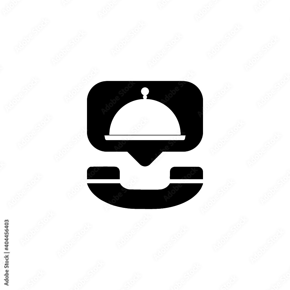 Food order icon isolated on white background Food order icon isolated on white background
