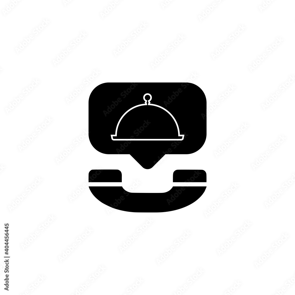 Food order icon isolated on white background Food order icon isolated on white background