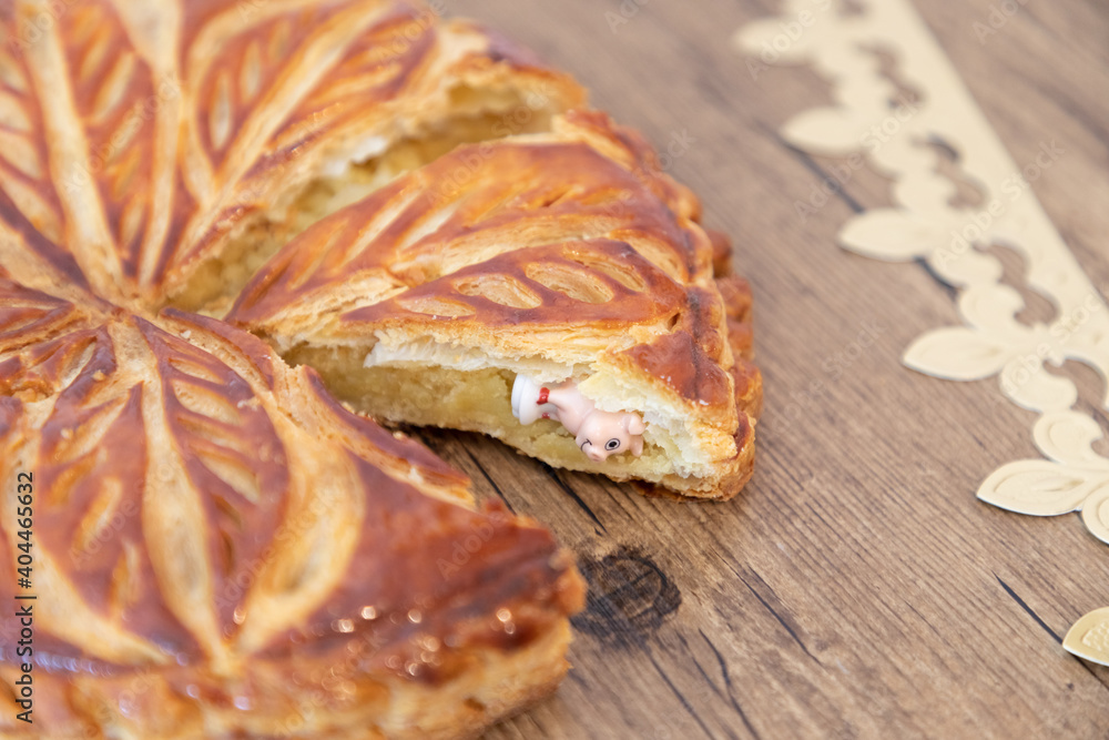 Galette des rois during the epiphany
