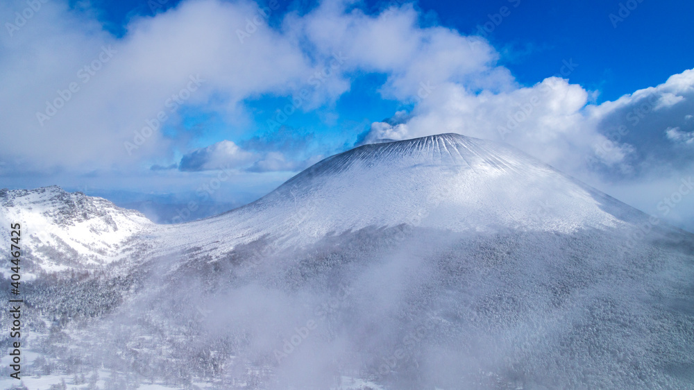 冬 浅間山 冬 浅間山