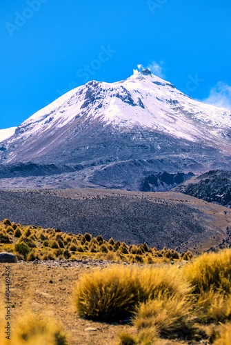 Volcano Guallatiri volcano, 6063 m photo