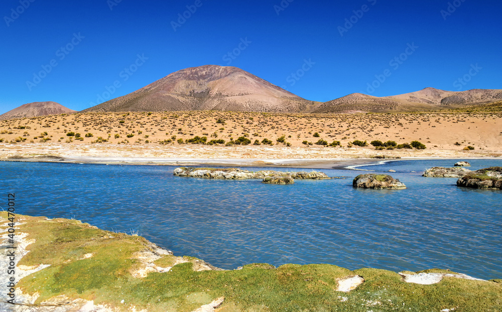 Φωτογραφία The salt lake Salar de Surire, Putre, Arica y Parinacota Region, Chile