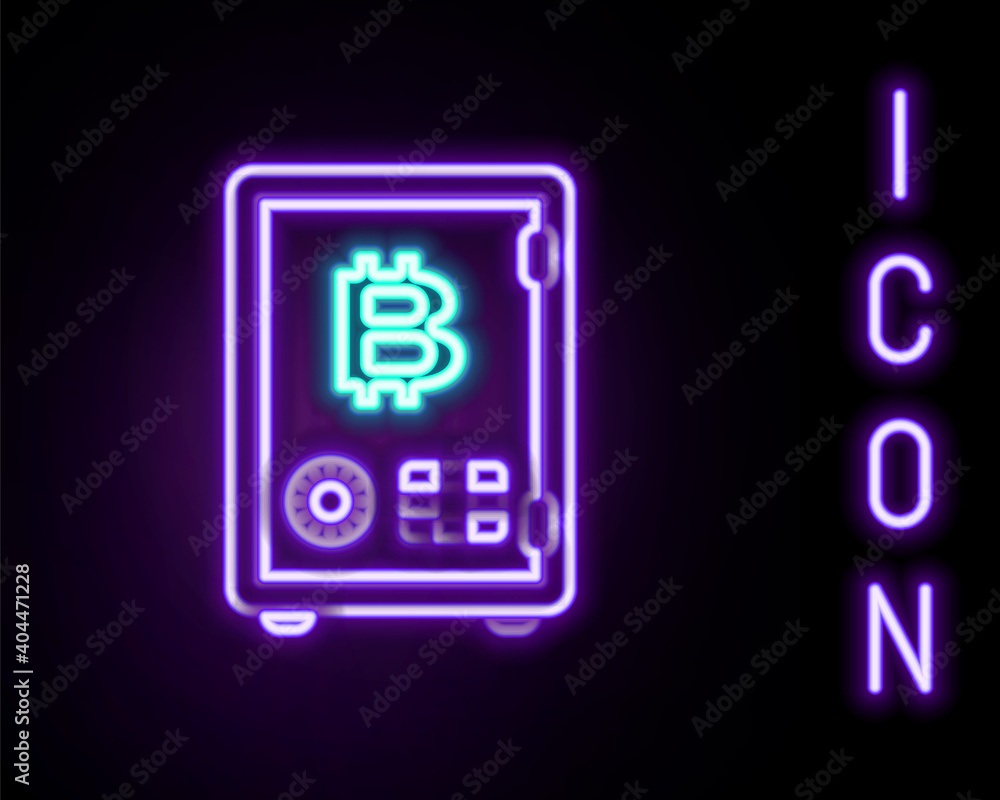 Glowing neon line Proof of stake icon isolated on black background. Cryptocurrency economy and finance collection. Colorful outline concept. Vector. Glowing neon line Proof of stake icon isolated on black background. Cryptocurrency economy and finance collection. Colorful outline concept. Vector.