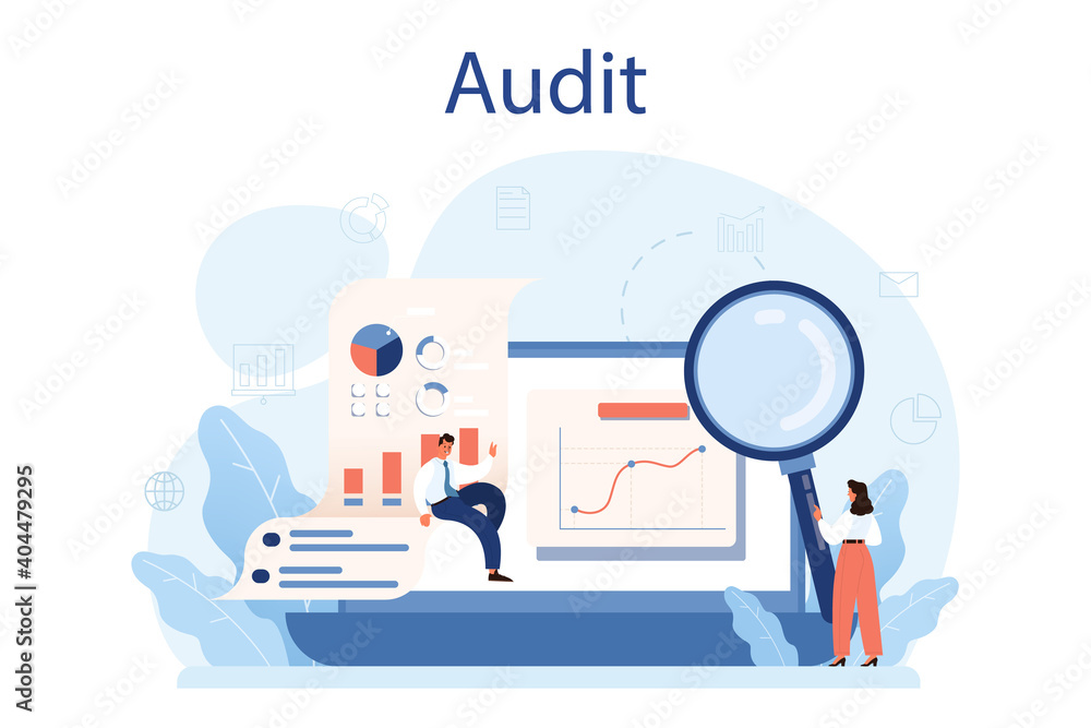 Audit concept. Business operation research and analysis. Audit concept. Business operation research and analysis.