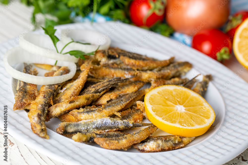 Fried Anchovies (Turkish Name: Hamsi Tava)