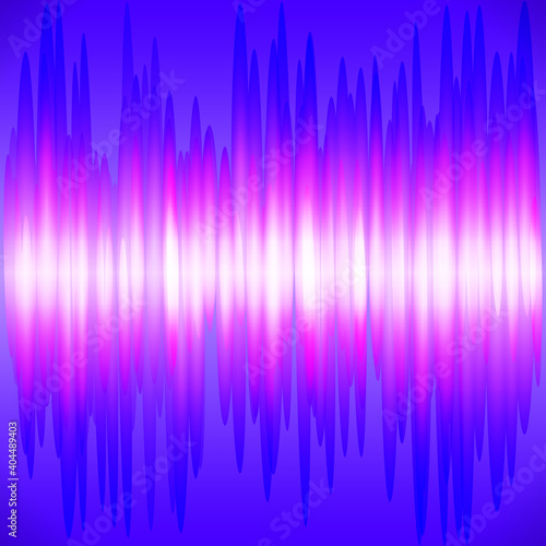 Abstract colorful wave music background. Neon energy waveform equalizer. Audio sound jpeg illustration.