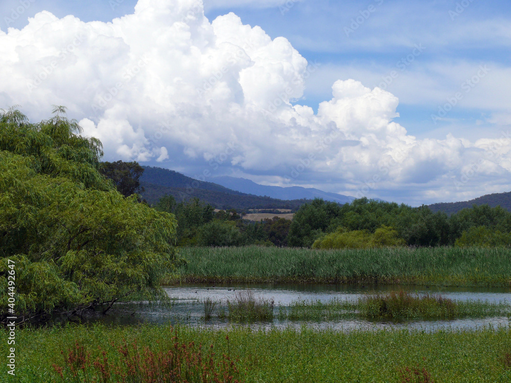 lake in the mountains