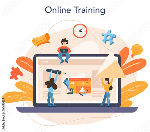 3D Printing technology online service or platform. 3D printer